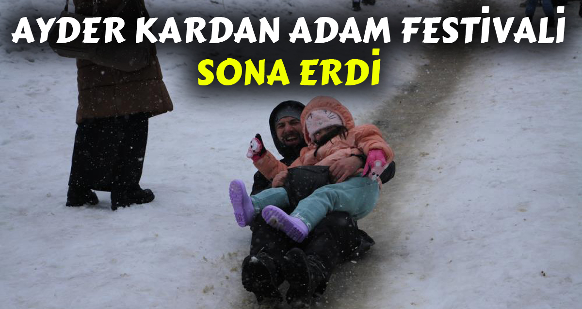 Ayder Kardan Adam Festivali'nin son günü renkli görüntülere sahne oldu