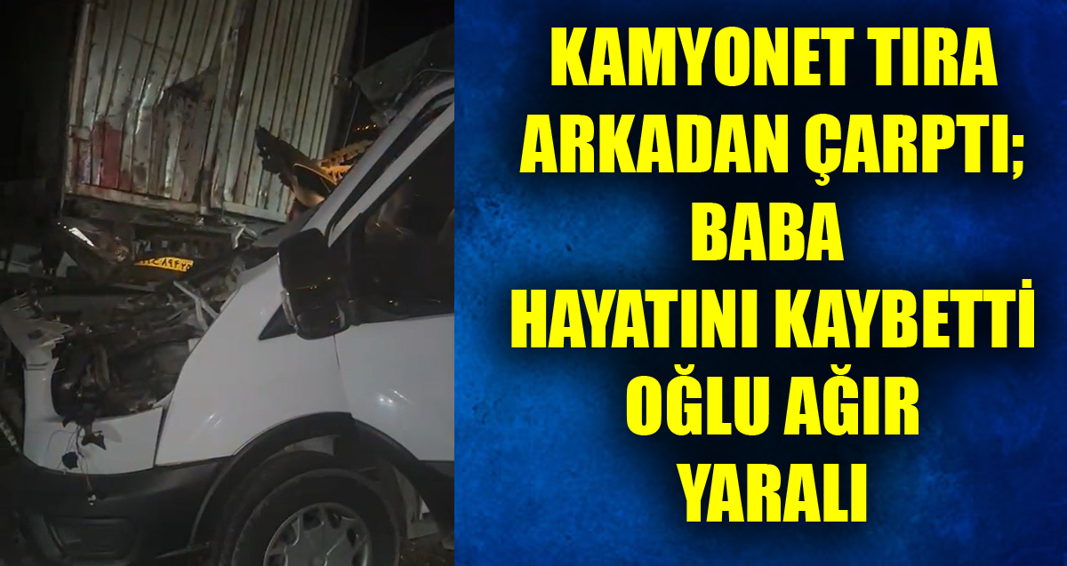 Diyarbakır'da meydana gelen kazada İbrahim Kurga hayatını kaybederken Süleyman Kurga ağır yaralandı
