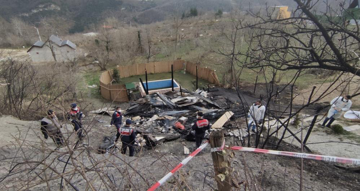 Bungalovda çıkan yangında Doğukan Kaya ve Aleyna Songül Kara hayatını kaybetti