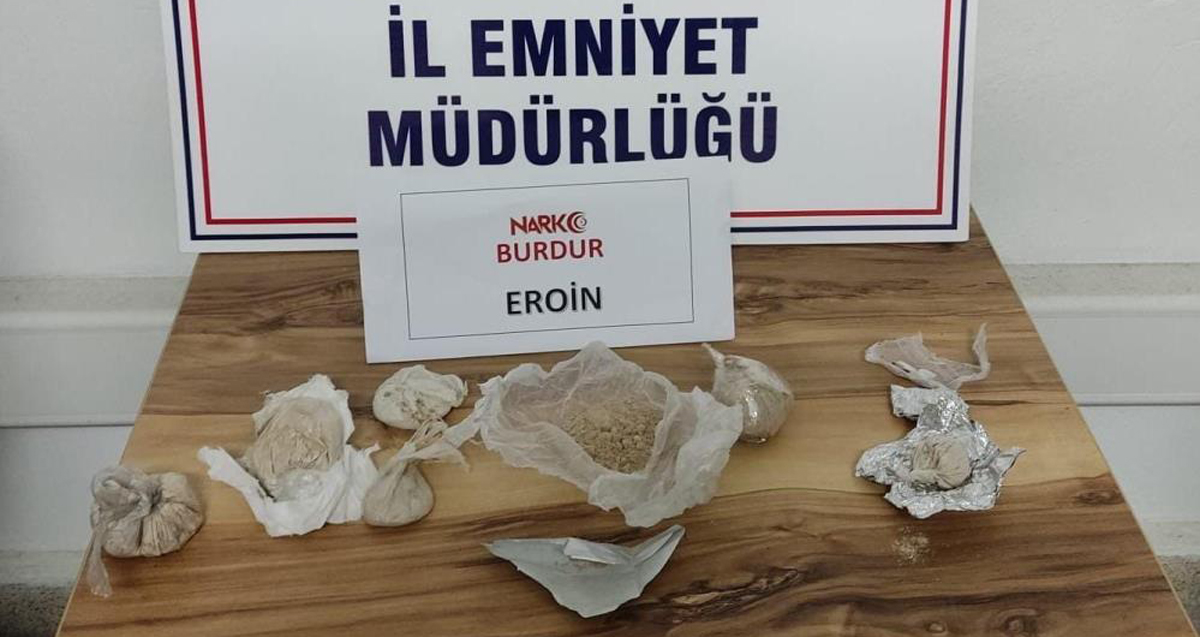 Burdur'da narkotik operasyonlarında 33 şahsa işlem yapıldı