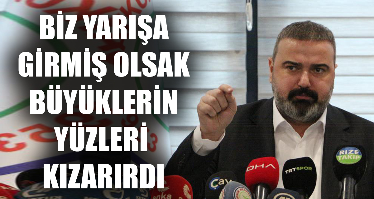 İbrahim Turgut: "Rizespor, Rizeli gibi ne yapması gerekiyorsa yaptı"
