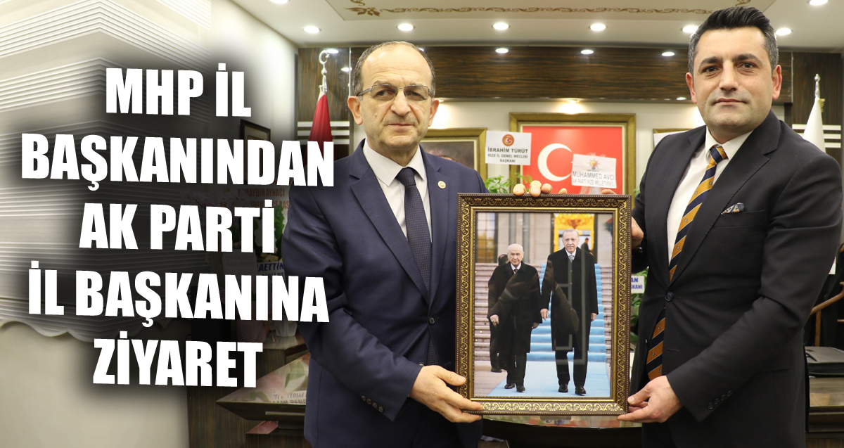 MHP İl Başkanından Ak Parti Rize İl Başkanını makamında ziyaret etti