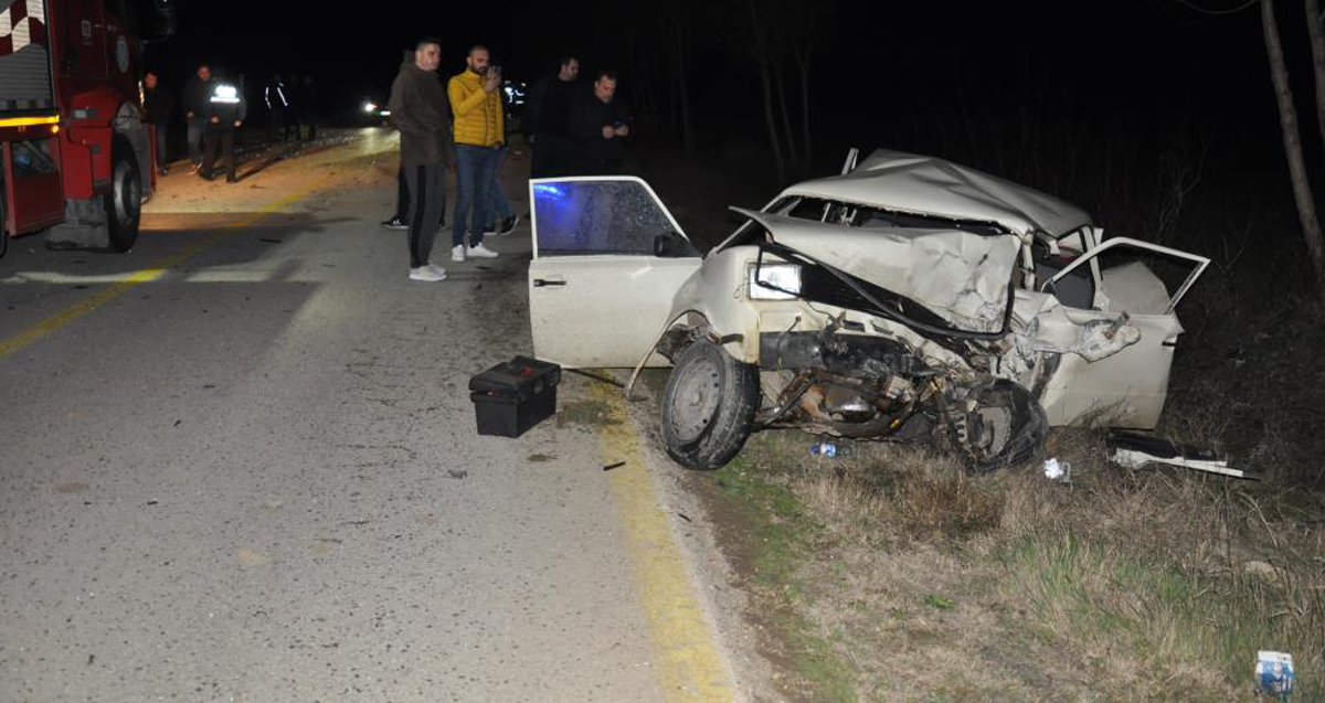 Tekirdağ’da meydana gelen kazada Güneş Hacıömeroğlu, Arif Derviş ve Hatice Derviş ağır yaralandı