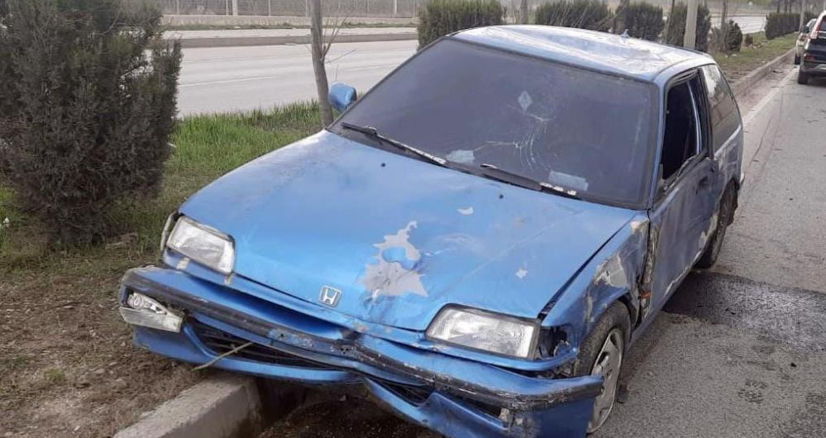 Odunpazarı Belediyesi AK Parti Meclis Üyesi Büşra Yeşim Aslantaş trafik kazası geçirdi