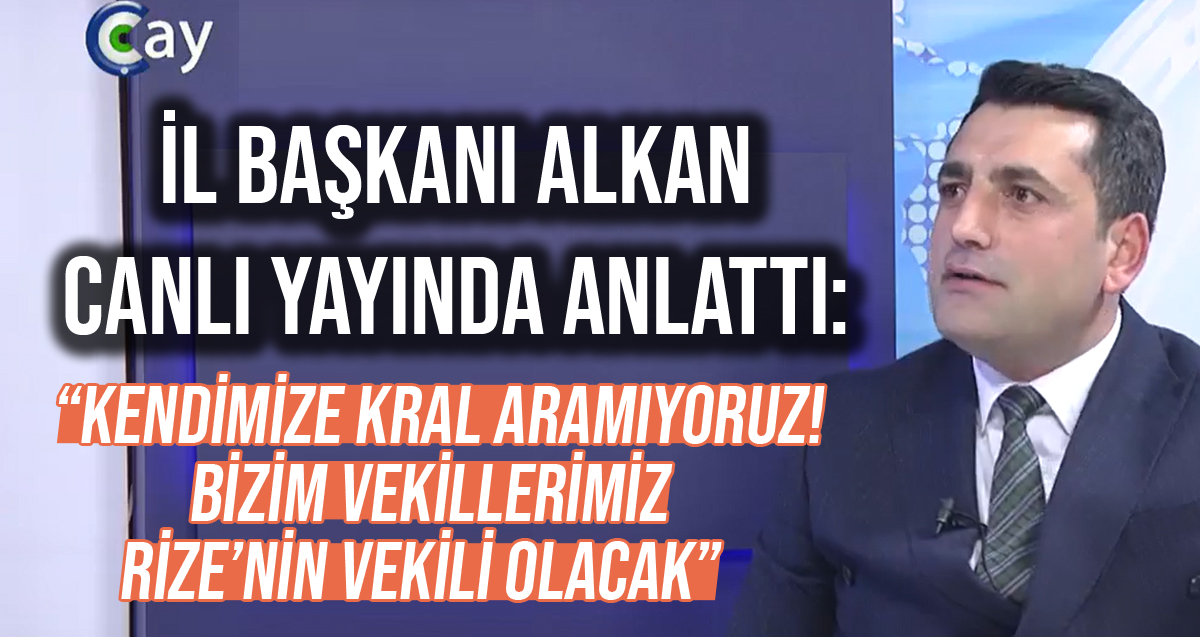 MHP Rize İl Başkanı İhsan Alkan canlı yayında soruları yanıtladı