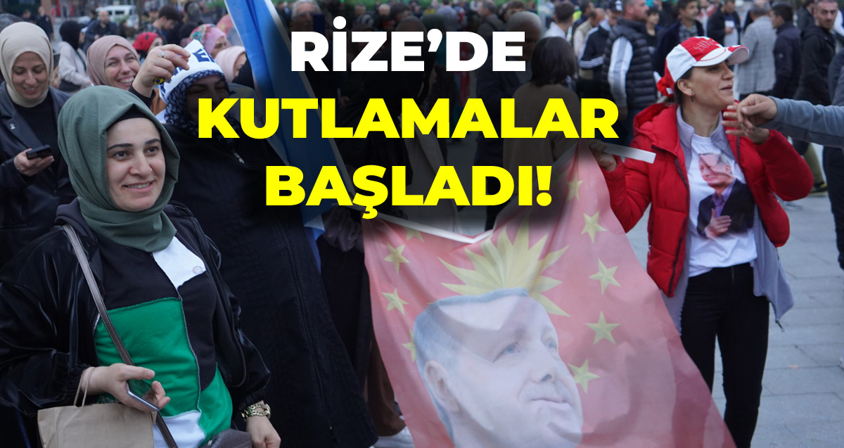 Cumhurbaşkanı Erdoğan’ın hemşehrileri kutlamalara başladı