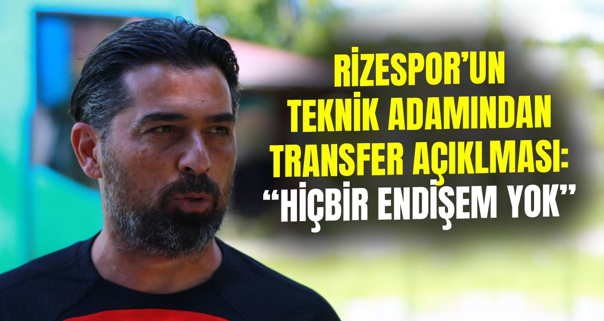 Rizespor teknik direktörü İlhan Palut'tan transfer açıklaması
