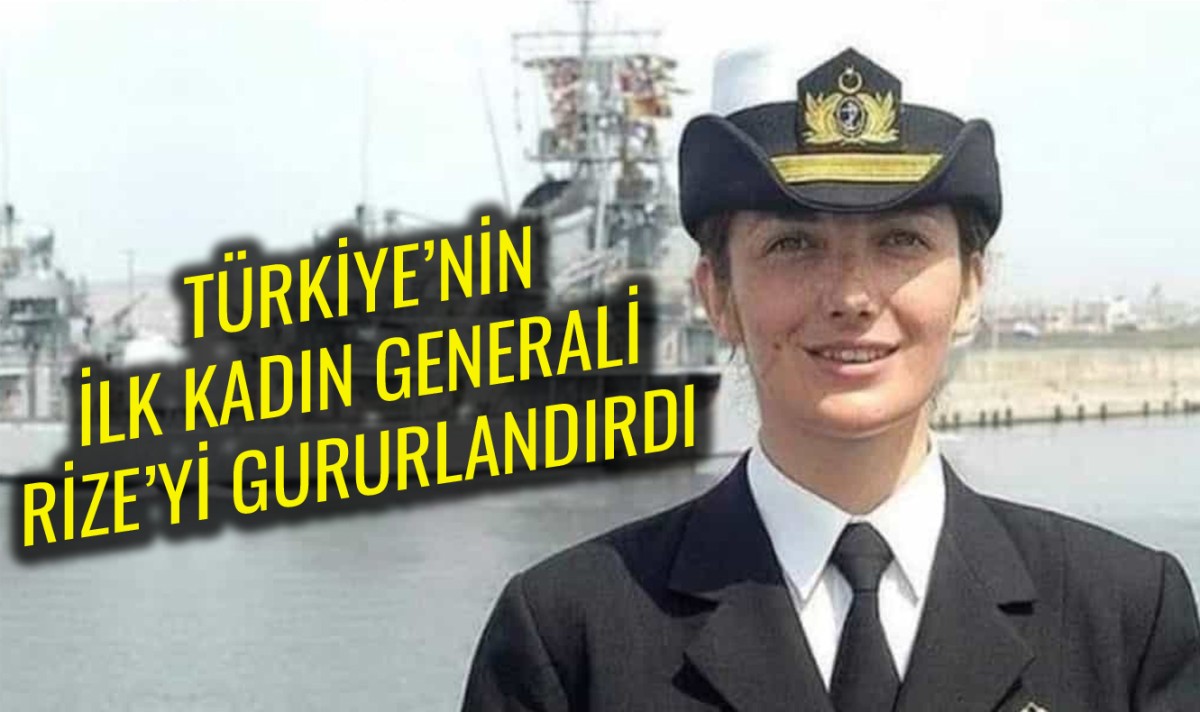 Türkiye'nin ilk kadın generali Rizeli Kurmay Albay Gökçen Fırat oldu