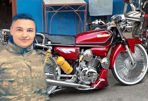 Motosiklet tutkunu  Bekir Baş kazada hayatını kaybetti
