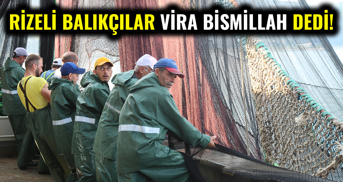 Av yasağı kalktı, Rizeli balıkçılar nasibini aradı