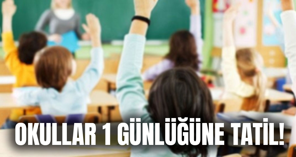 Okullar yarın tatil mi?, Okullar 30 Ekim'de tatil mi? Türkiye genelinde okullara 1 günlüğüne ara verildİ