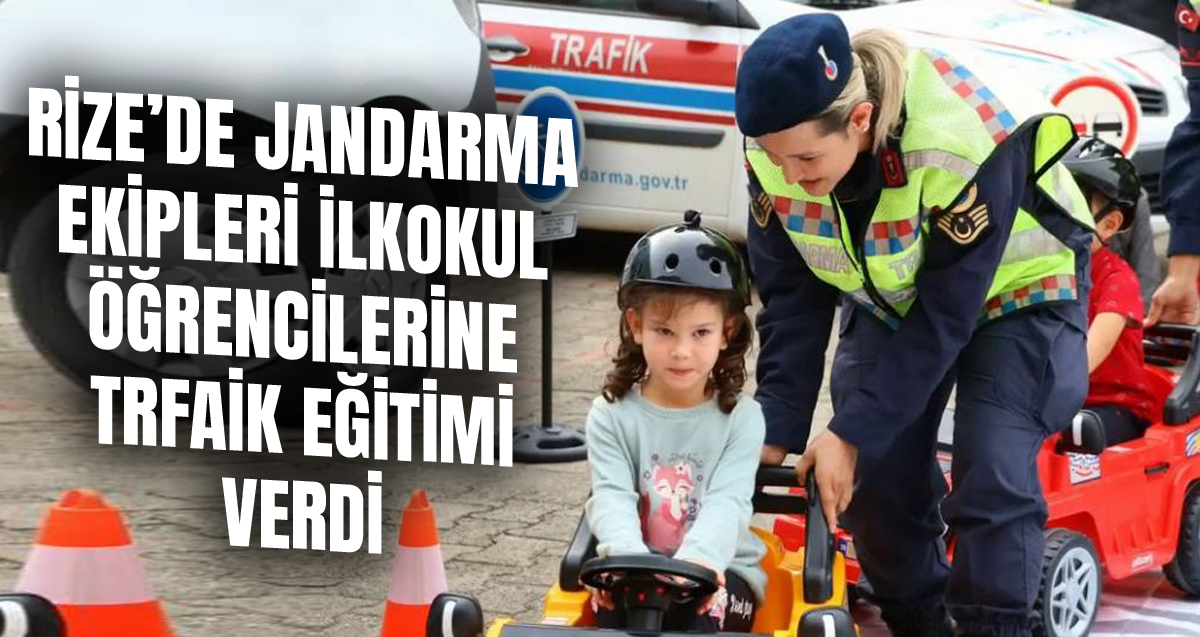Jandarma ekipleri 128 öğrenciye trafik eğitimi verdi