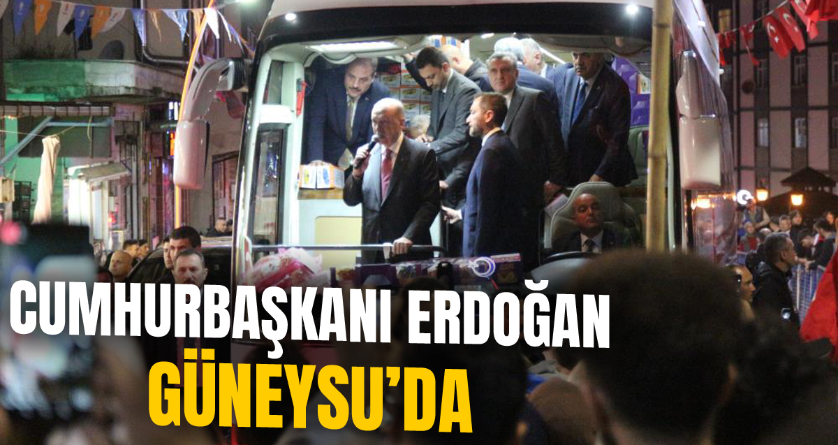 Cumhurbaşkanı Erdoğan: "Rize ve ilçelerinden çok güçlü bir ses çıkaralım istiyorum"