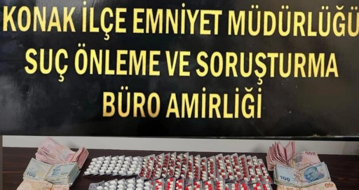 İzmir'de uyuşturucu ticaret yapan 2 kişi tutuklandı