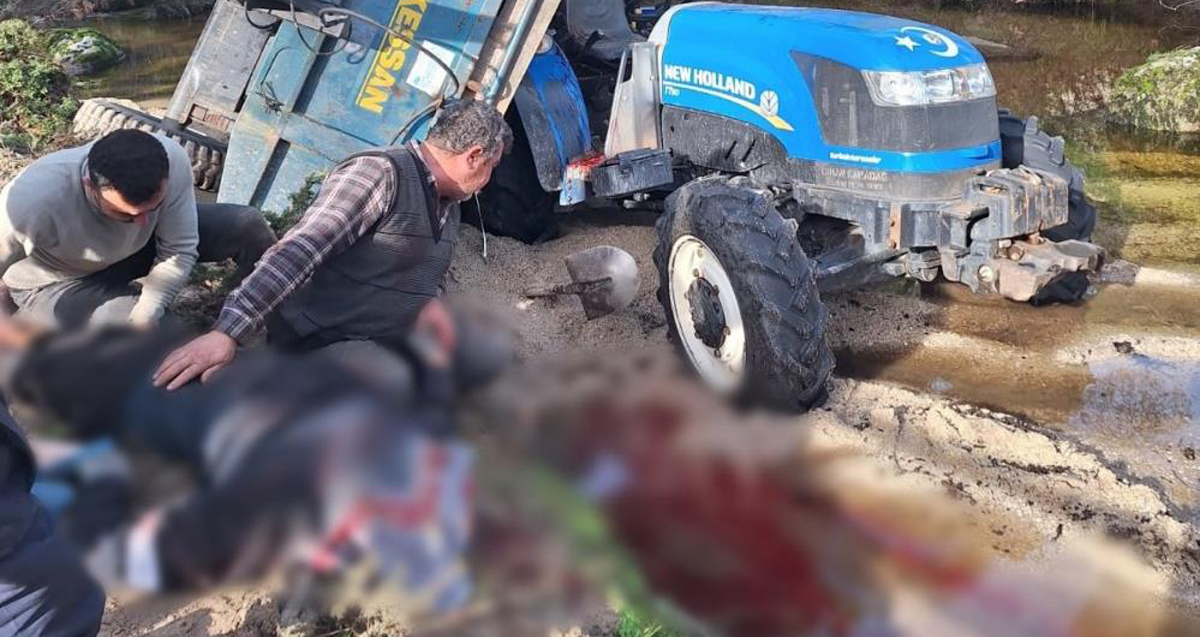 Koçarlı’da traktör kazası, Mehmet Damlıca hayatını kaybetti