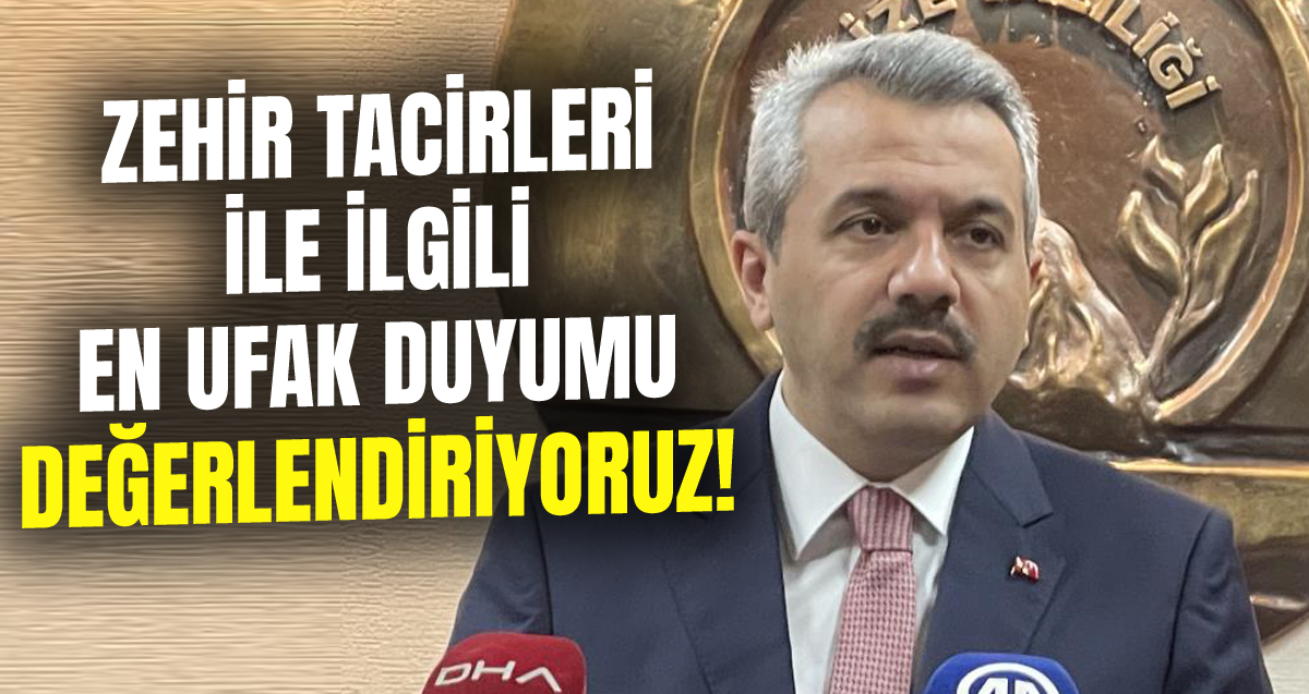Rize Valisi İhsan Selim Baydaş: “Zehir tacirleriyle ilgili en ufak bir duyumu bile titizlikle değerlendiriyoruz”